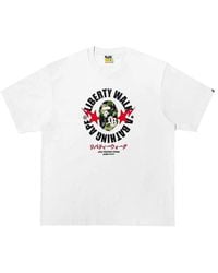 A Bathing Ape - X Liberty Walk T-Shirt Abc Camo Busy Works - Lyst