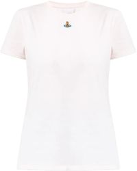Vivienne Westwood - Camiseta con bordado Orb Peru - Lyst