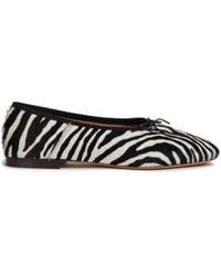 Mansur Gavriel - Dream Zebra-print Ballerina Shoes - Lyst