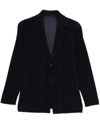 Homme Plissé Issey Miyake - Pleated Blazer - Lyst