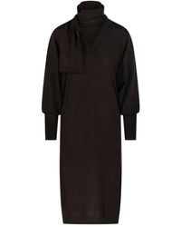 Nude - Kleid Mit Weiten Ärmeln - Lyst