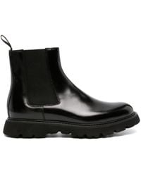 Doucal's - Patent-leather Chelsea Boots - Lyst