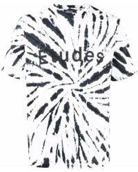 Etudes Studio - Wonder T-Shirt Met Van Biologisch Katoen Tie-Dye Print - Lyst