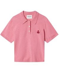 Isabel Marant - Wool And Cotton Polo Shirt - Lyst