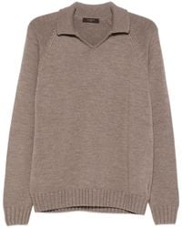 Zanone - Polo-Neck Wool Sweater - Lyst