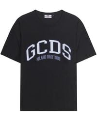 Gcds - Logo-Print Mesh T-Shirt - Lyst