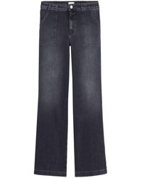 Closed - Straight-leg Cotton-blend Jeans - Lyst