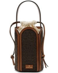 La Portegna - Mini Barbara Woven Bucket Bag - Lyst