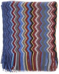 Missoni - Zigzag-Knit Fringed Scarf - Lyst