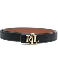 Ralph Lauren - Logo Buckled Reversible Belt - Lyst