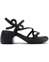 Camper - Thelma Twins Bow-Detail Leather Sandals - Lyst