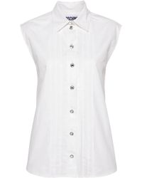 Moschino - Ribbed Detail Shirt - Lyst