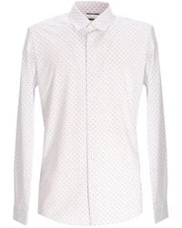 BOSS - Printed Slim-Fit Shirt - Lyst
