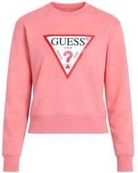 Guess - Logo-Print Sweatshirt - Lyst