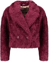 Herno - Cropped-Jacke aus Faux Fur - Lyst
