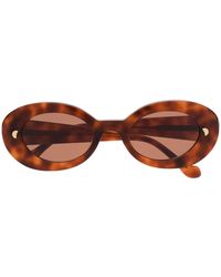 Nanushka - Giva Tortoiseshell-Effect Sunglasses - Lyst