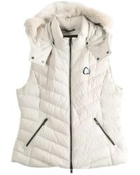 Moose Knuckles - Fur-Trim Quilted Gilet - Lyst
