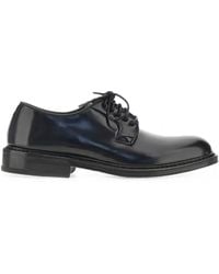 Calce - Polished Leather Derby Shoes - Lyst