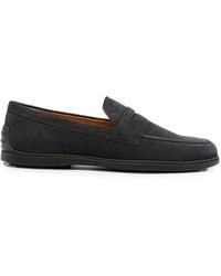 Tod's - Suede Leather Loafers - Lyst