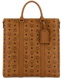MCM - Aren Printed Tote Bag - Lyst