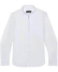 Brooks Brothers - Stand Collar Poplin Shirt - Lyst