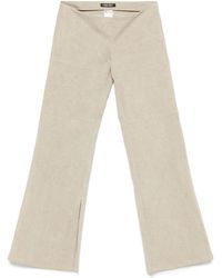 Elena Velez - Low-Rise Trousers - Lyst