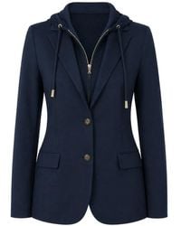 Eleventy - Hooded Layered-Style Blazer - Lyst