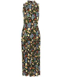 Vivienne Westwood - Folk Flower-print Midi Dress - Lyst