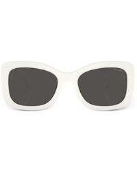 Prada - Logo-Lettering Square Sunglasses - Lyst