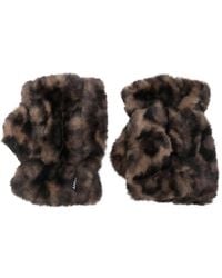 Apparis - Ariel Leopard-Print Fingerless Gloves - Lyst