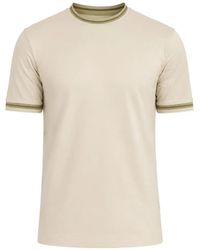 BOSS - Contrast-Tipping Slim-Fit T-Shirt - Lyst