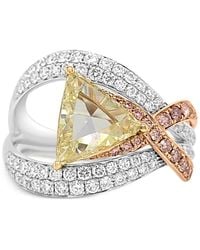 HYT Jewelry - Rose-Shape Diamond Cocktail Ring - Lyst
