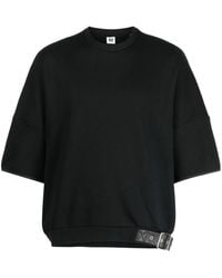 Random Identities - Buckle-detailed Cotton T-shirt - Lyst