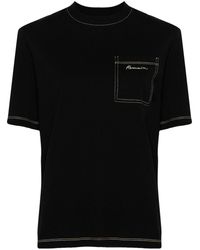 Remain - Logo-embroidered Cotton T-shirt - Lyst