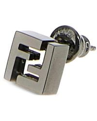 Fendi - Ff Cube Earring - Lyst