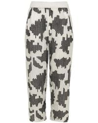 Devotion - Orenda Patterned Cropped Trousers - Lyst