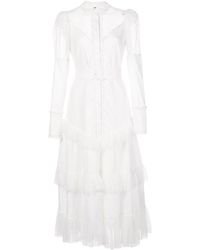 Alexis Jurk Met Ruches - Wit