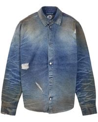 CAMPERLAB - Distressed Denim-Effect Shirt - Lyst