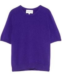 Bompard - Short-Sleeved Cashmere Top - Lyst