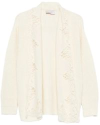 ERMANNO FIRENZE - Cardigan En Maille Nervurée - Lyst