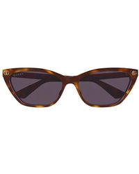 Gucci - Lunettes De Soleil À Monture Papillon - Lyst