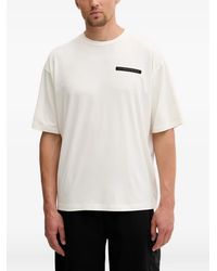 EA7 - Logo-Patch T-Shirt - Lyst
