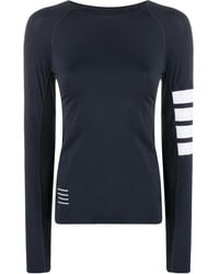 Thom Browne - 4-bar Compression Long Sleeve Top - Lyst