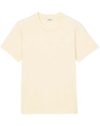 Sandro - T-Shirt With Heart Patch - Lyst