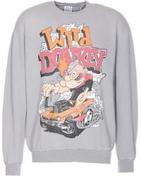 WILD DONKEY - Rate Rice Crew-Neck Printed Sweatshirt - Lyst