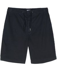 Barbour - Textured Bermuda Shorts - Lyst