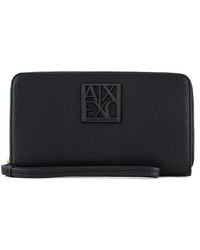 ARMANI EXCHANGE - Logo-Plaque Wallet - Lyst