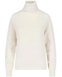Ma'ry'ya - Ribbed-Knit Roll-Neck Sweater - Lyst