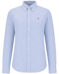 Polo Ralph Lauren - Embroidered-Logo Button-Down Shirt - Lyst