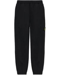 Stone Island - Fleece_S.I. Ghost Heavy Cotton Pants - Lyst